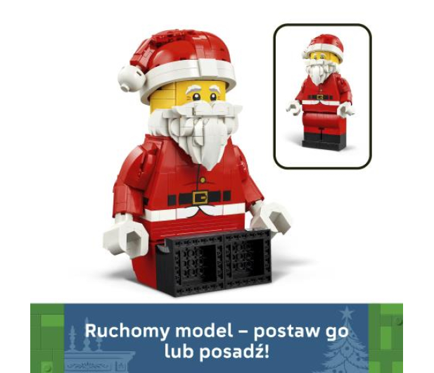 LEGO 40820 Powiększona minifigurka Świętego Mikołaja - 1577948 - zdjęcie 8